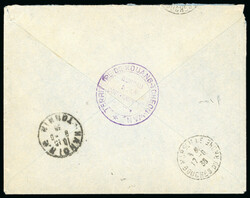 1938, Lettre par avion reccom. de Fort Bayard (Gouvernement general, ...