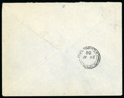 1939, Lettre par avion reccom. de Fort Bayard (Gouvernement general, ...