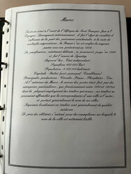 1891-1955, dans un très gros album, belle collection du Maroc ...