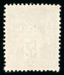 RARETÉ DES COLONIES FRANÇAISES Port-Saïd (Egypte) 1899, tirage ...