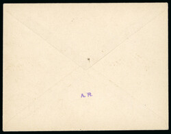 1915, 2 Lettre reccom. pour Th. Champion, Paris affr. avec émission ...