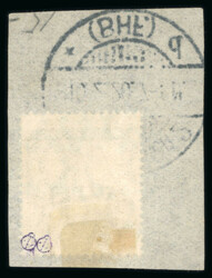 1920, timbres Germania surchargé Y&amp;T n° 1a, n° 11a et n° 15a ...