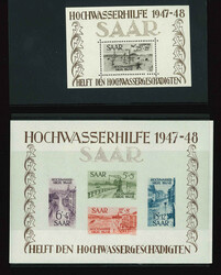 1948 : blocs-feuillets Y&amp;T n° 1 et 2 neufs ** MNH, cote €1650, ...