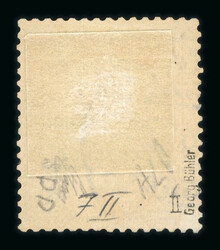 1915, type Hohenzollern 40pf carmin et noir Y&amp;T n° 38A surcharge ...