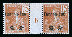 1904- 1914, exceptionnel ensemble de 48 paires millésimées neufs ...