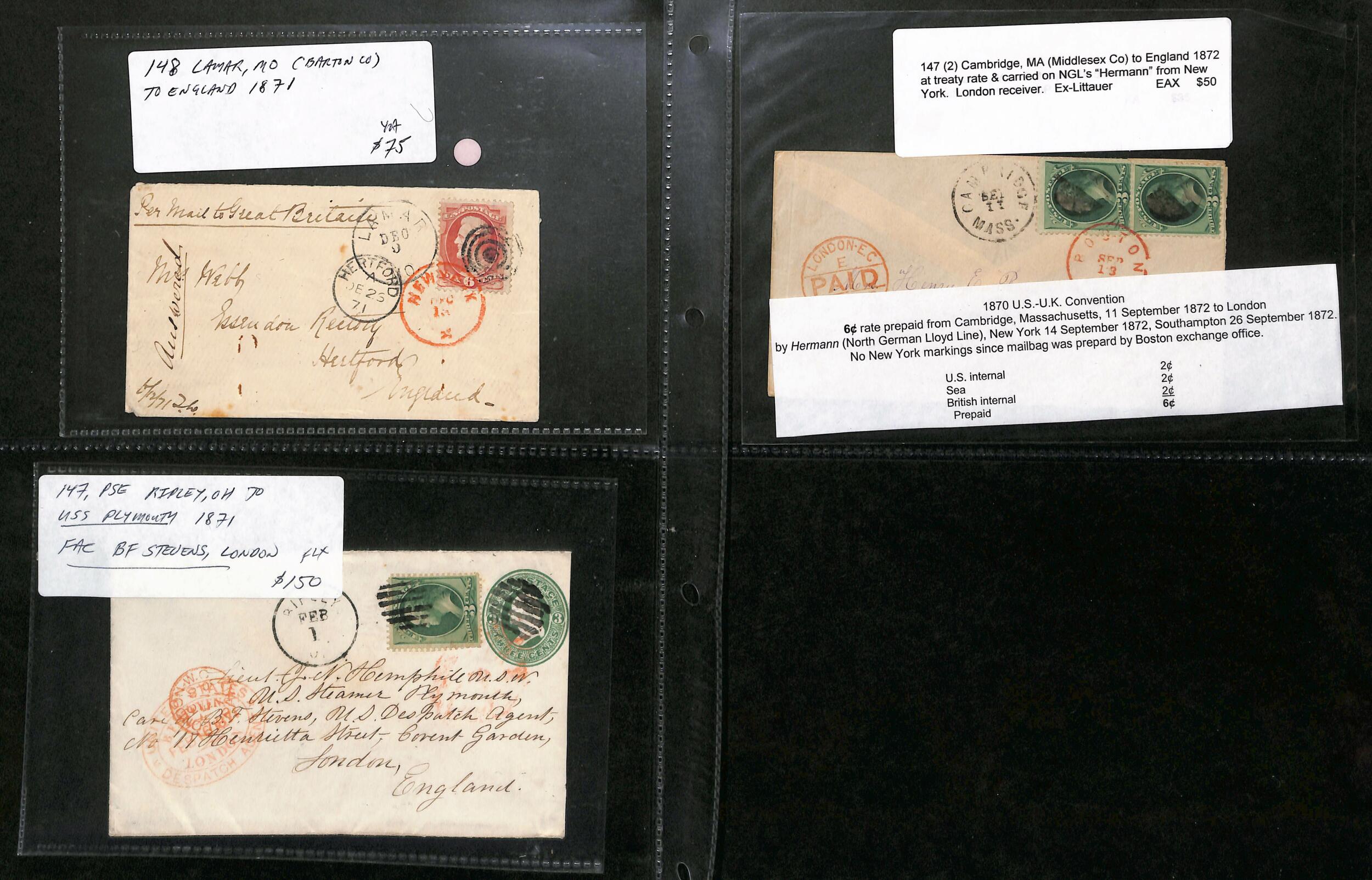 Image 1 for lot number 2019 for Argyll Etkin 57th G.B & Worldwide Stamps and Postal History