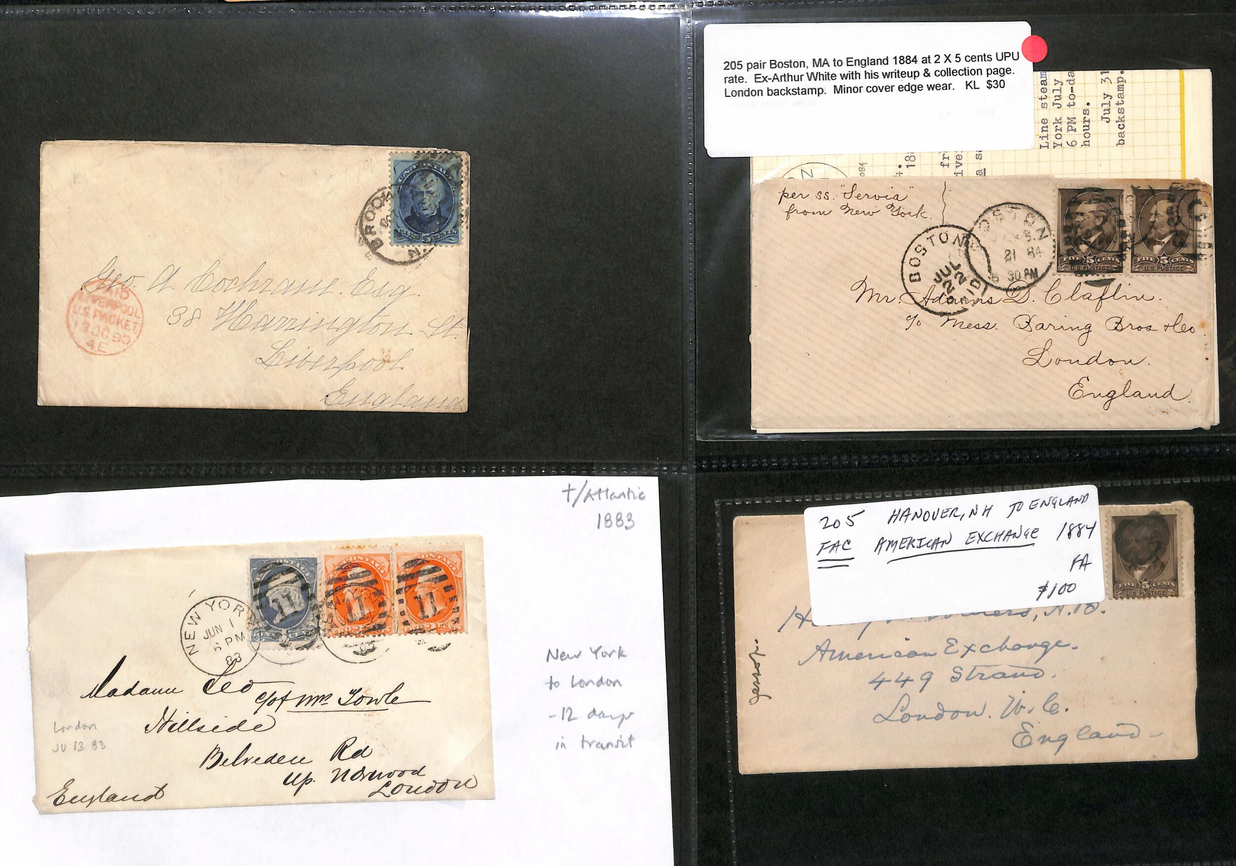 Image 7 for lot number 2019 for Argyll Etkin 57th G.B & Worldwide Stamps and Postal History