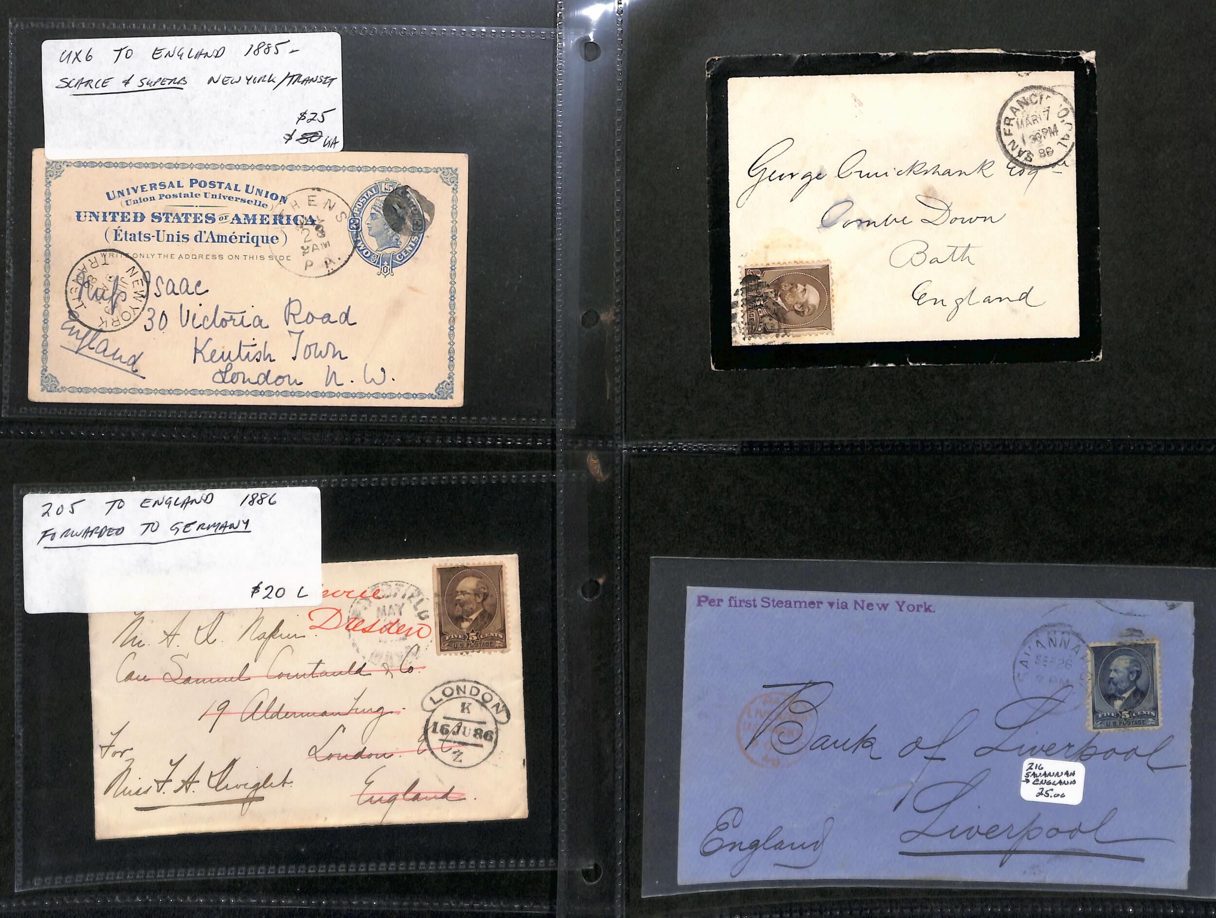 Image 9 for lot number 2019 for Argyll Etkin 57th G.B & Worldwide Stamps and Postal History