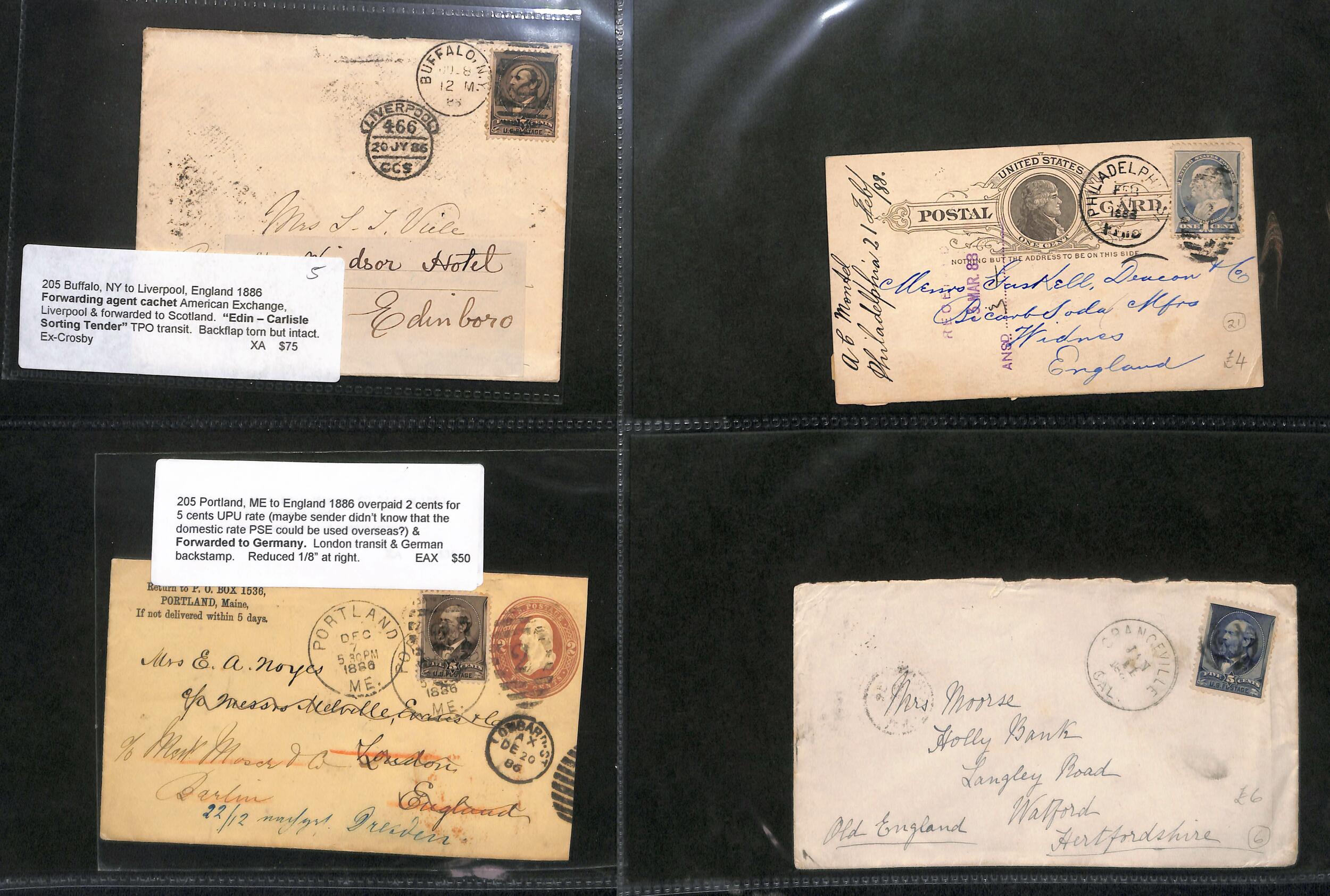 Image 10 for lot number 2019 for Argyll Etkin 57th G.B & Worldwide Stamps and Postal History