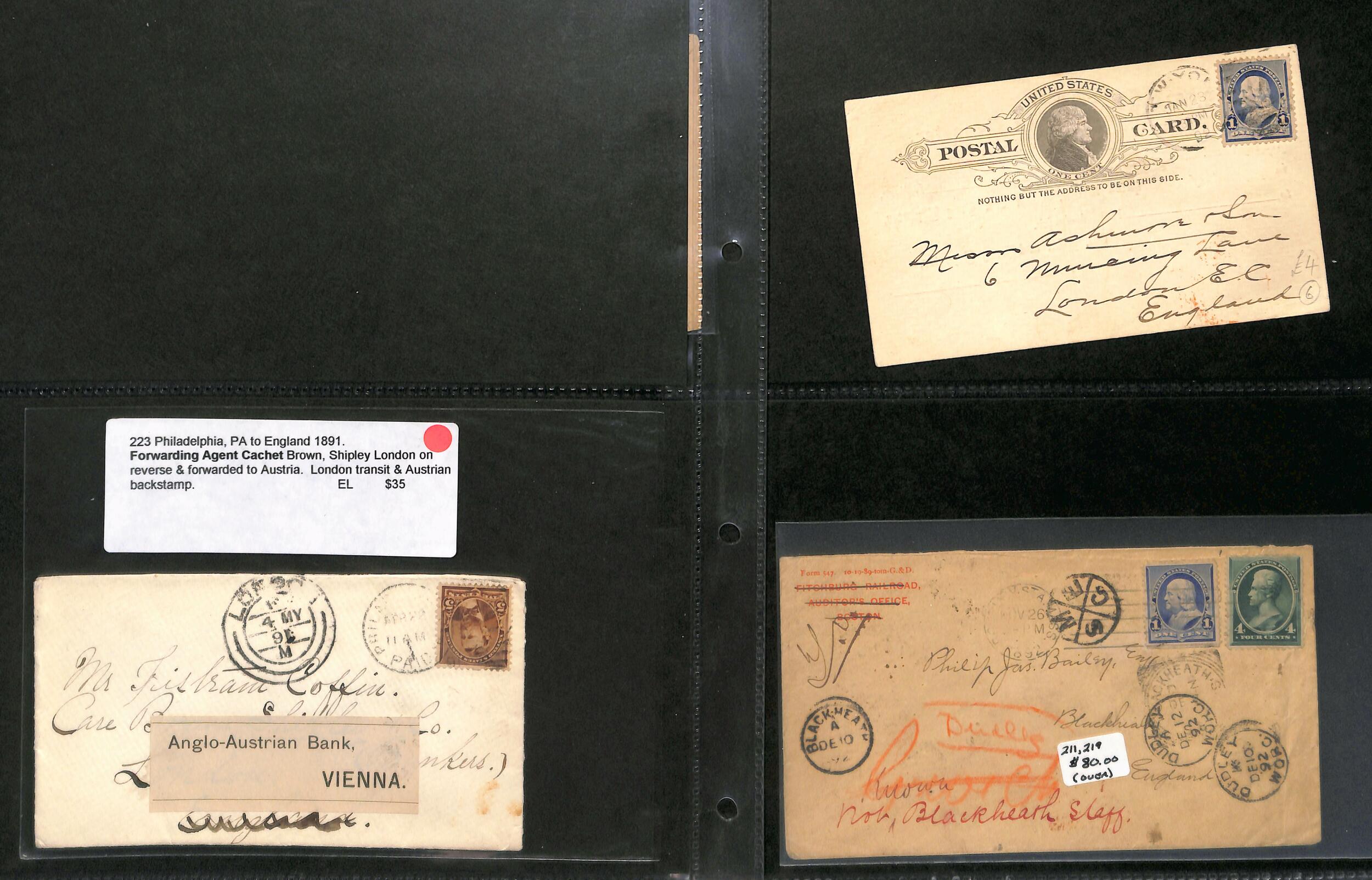 Image 12 for lot number 2019 for Argyll Etkin 57th G.B & Worldwide Stamps and Postal History