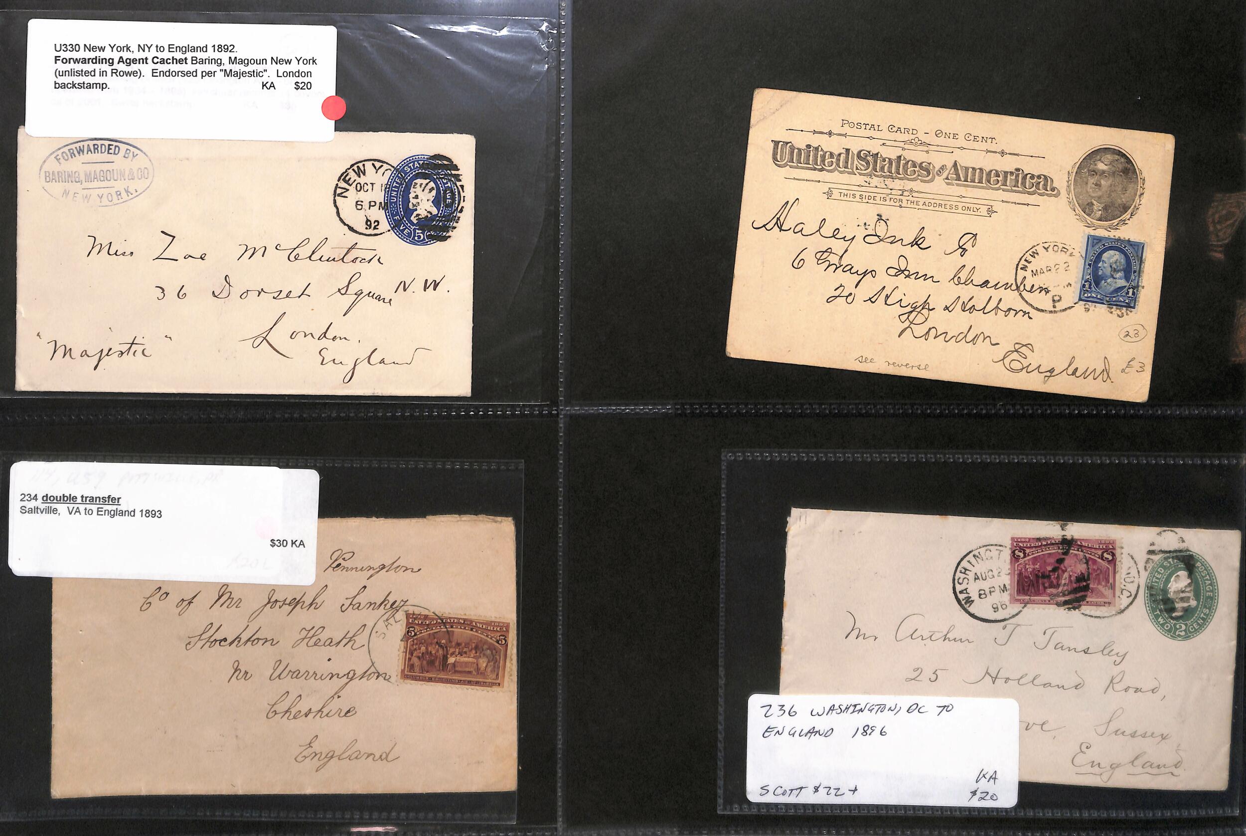 Image 15 for lot number 2019 for Argyll Etkin 57th G.B & Worldwide Stamps and Postal History