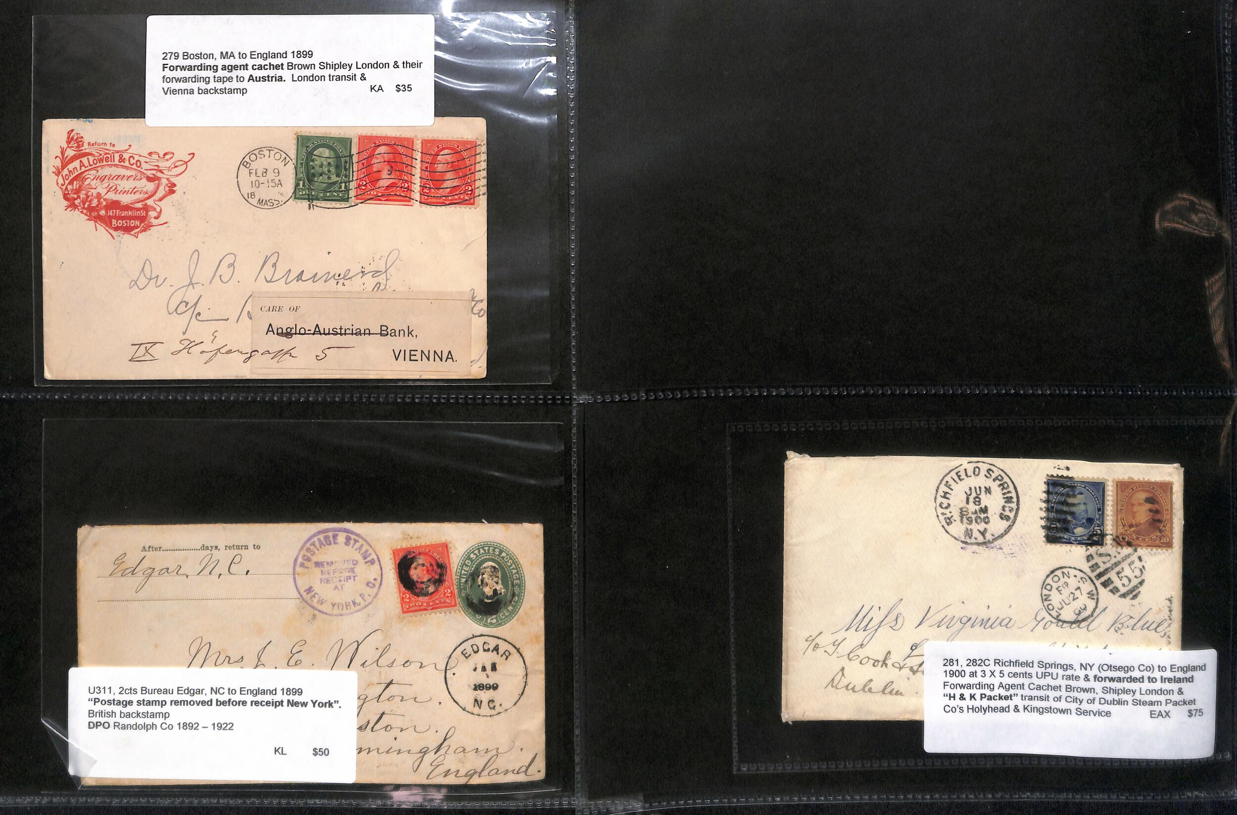 Image 19 for lot number 2019 for Argyll Etkin 57th G.B & Worldwide Stamps and Postal History