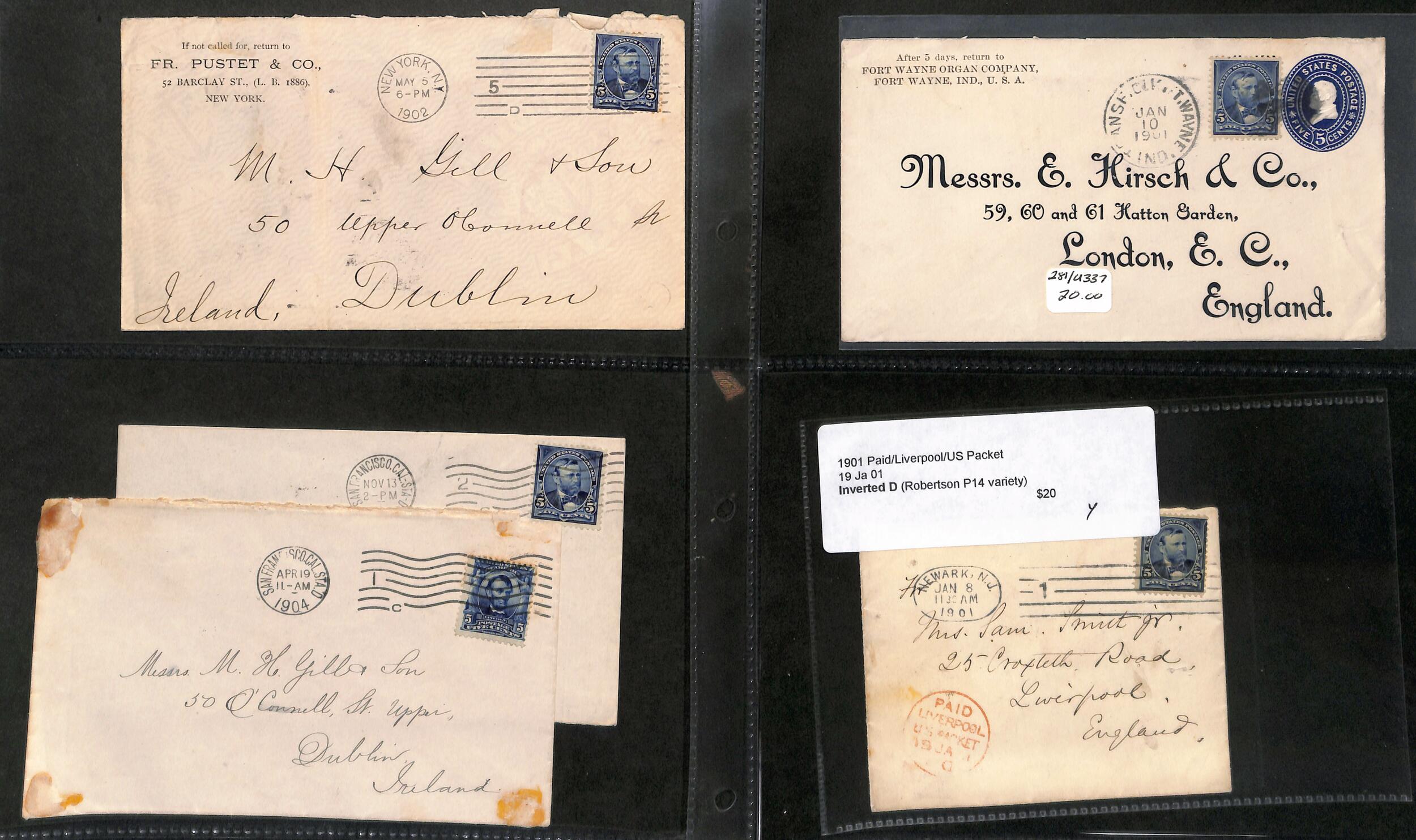 Image 20 for lot number 2019 for Argyll Etkin 57th G.B & Worldwide Stamps and Postal History