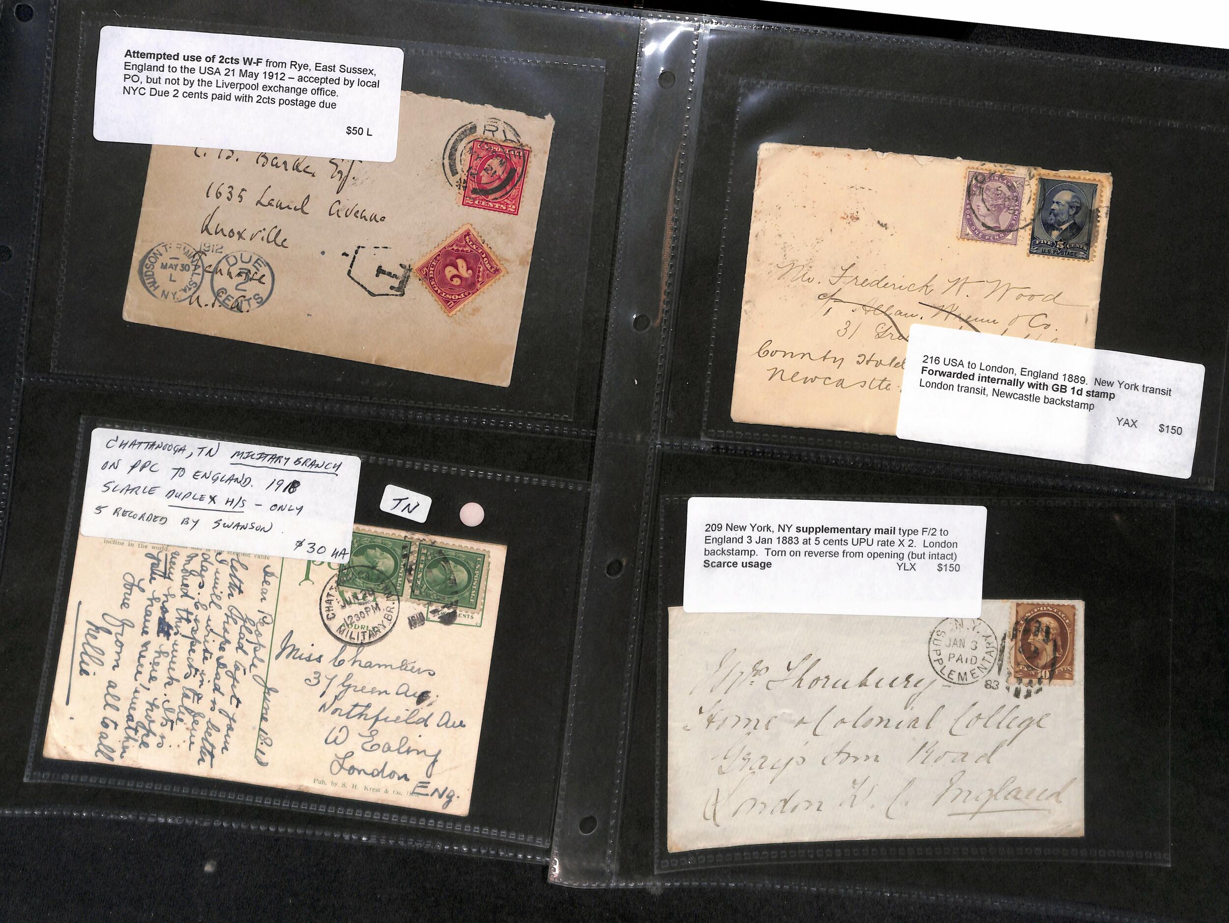 Image 22 for lot number 2019 for Argyll Etkin 57th G.B & Worldwide Stamps and Postal History