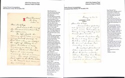 1921-22 Letters (24), ephemera (5) and photos (2) from Charles Warren ...