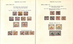 Judicial. 1903-25 Leaping tiger issue, all three watermarks, ...