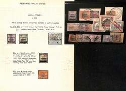 Judicial. 1903-25 Leaping tiger issue, all three watermarks, ...