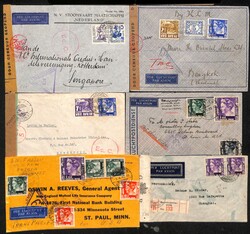 1934-41 Covers to or via far east destinations, including 1939 (Mar ...