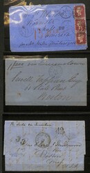 Depreciated Currency. 1863-72 Entire letters and covers from G.B, ...