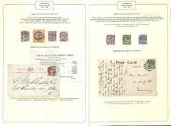 1882-1927 Covers and cards (131) and many stamps and pieces, the ...