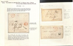 Ryde. 1794-1840 Entire letters, entires and covers (26) and a front, ...
