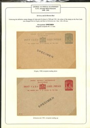 Postal Stationery. 1938-41 King George VI postcards, 1938 (July 1) ...