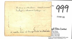 King Louis XVI. 1786 (May 12) Entire letter from Versailles signed by ...