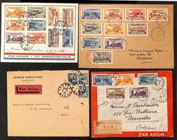 Morocco - Tangier. 1924-29 Air Mail covers, a 1924 cover to Paris ...