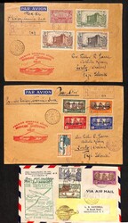 New Caledonia. 1940-49 First flight covers with 1940 Pan Am flights ...