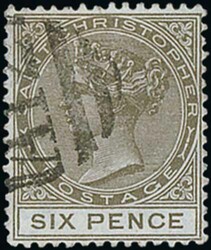 St Christopher. 1870-88 Mint and used collection on pages, virtually ...