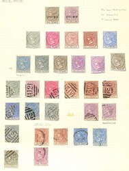 St Christopher. 1870-88 Mint and used collection on pages, virtually ...
