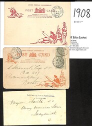 Ladysmith Siege. 1900 Stampless cover to "Major Savile R.A, Army ...