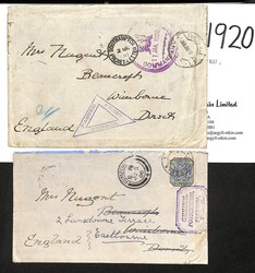 British P.O.W Mail. 1900 Covers from Capt. Oliver Nugent, 1st Bn. ...