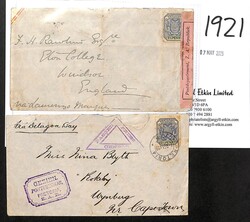 British P.O.W Mail. 1900 Covers from British P.O.Ws in Pretoria sent ...