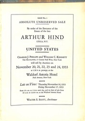Arthur Hind. Charles J. Phillips and William C. Kennet, 1933 ...