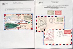1937 (Apr.) Pan Am F.A.M 14 route extended to Hong Kong and Macao, ...