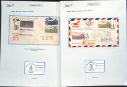 1937 (Apr.) Covers from China flown by CNAC to Hong Kong, then by Pan ...