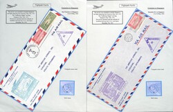 1941 (May) Pan Am F.A.M 14 route extension to Singapore, first flight ...