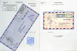 1941 (May) Pan Am F.A.M 14 route extension to Singapore, first flight ...