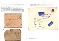 1954 (Dec 25) B.O.A.C Prestwick crash, covers (7, two enclosed within ...