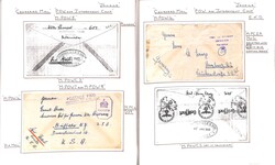 P.O.W Mail. 1940-46 Covers and cards including India 1943 cover with ...