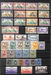 Egypt &amp; Sudan. 1866-1954 Mint and used selection in a stockbook ...