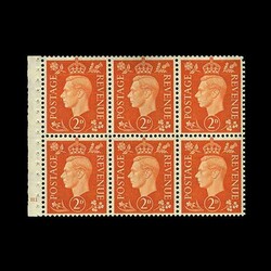 1937 GVI 2/6d green cover Edition 63 exploded booklet. Bovil on front ...