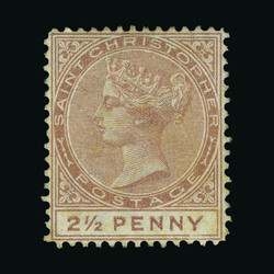 1870-82 CC perf 14 2½d red brown fine m.m. {MH} (Start Price / ...
