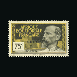 1940 Adherence to de Gaulle set to 35c (two-line ovpt. in capitals), ...