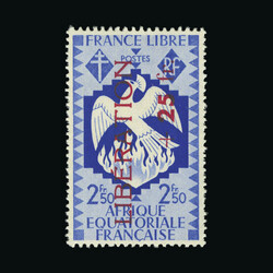 1944 French Aid Fund (Liberation) surcharge set, h/r, m.m. (10) {MH} ...