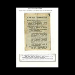 1939-45 WWII POW CAMPS COLLECTION presented on written-up sleeved ...