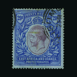 1912-21 MCA 20R purple and blue/blue used, KISOMO cancel, pen cancel ...