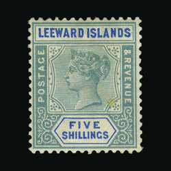 1890 CA 5s green and blue fresh mint, fine {MH} [US1] (Start Price / ...