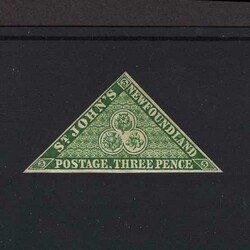 1860 3d green fine mint, small to good margins {MH} [US2] (Start ...